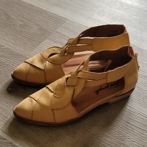 Free People yellow sandals